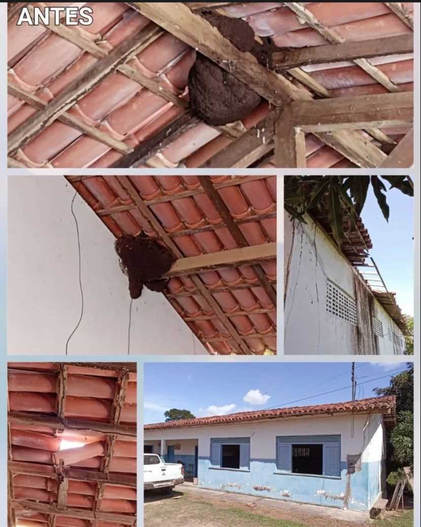 Camacã: Prefeitura realiza manutenção com voluntários no Ponto de apoio do PSF Rural Km 25